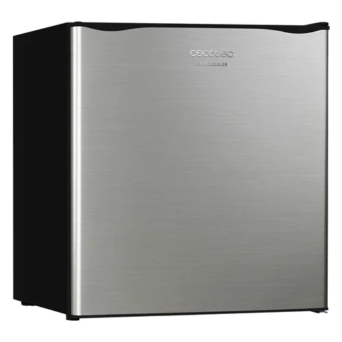Cecotec Minibar GrandCooler 20000 SilentCompress Inox. Capacidad 46 litros, Compresor incorporado, Temperatura regulable, Clase eficiencia energética F